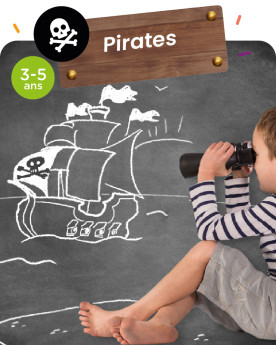 Une chasse au trésor à imprimer pour les petits pirates de 3 à 5 ans