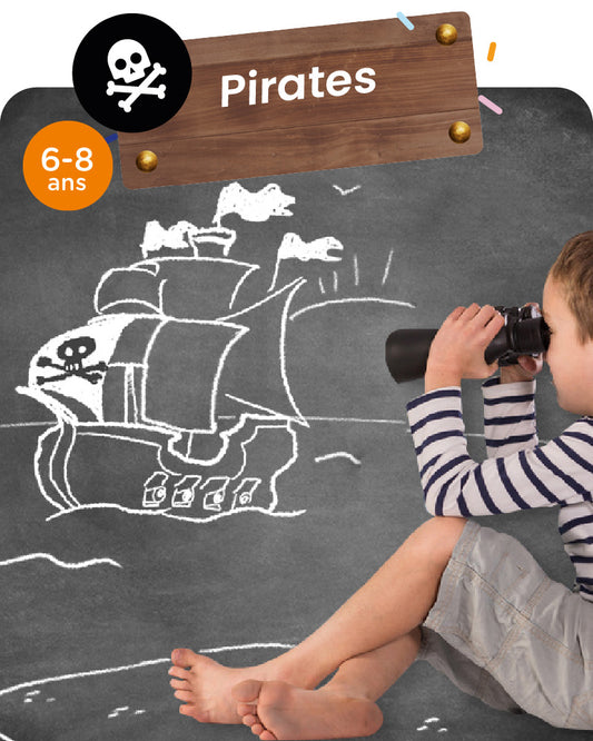 Chasse au trésor Pirates 6-8 ans