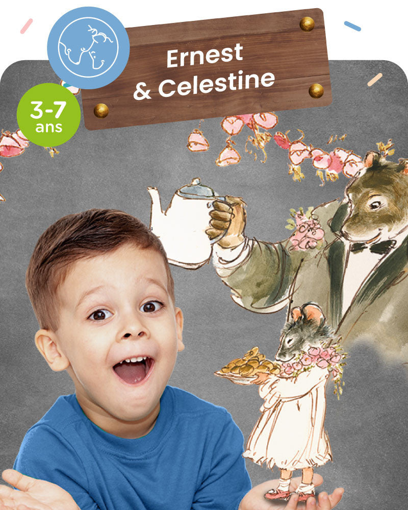 Chasse au trésor à imprimer Ernest et Célestine 
