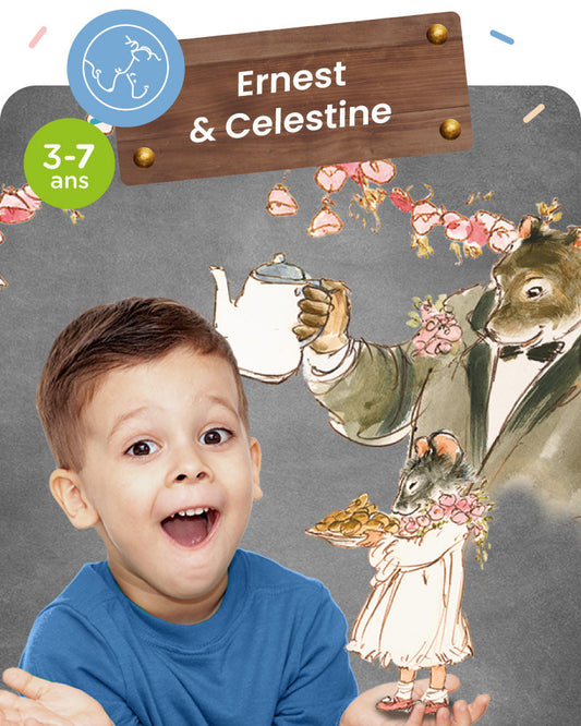Chasse au trésor à imprimer Ernest et Célestine 