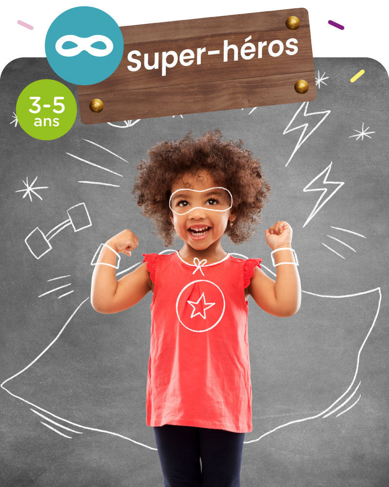 Chasse au trésor à imprimer super-héros 3-5 ans