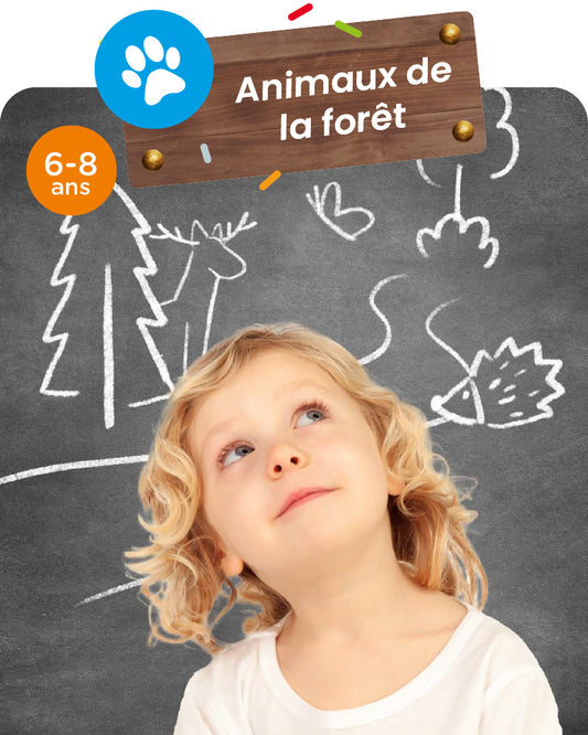 Chasse au trésor Animaux de la forêt 6-8 ans